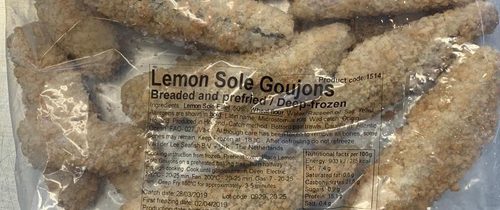 Breaded Lemon Sole Goujons