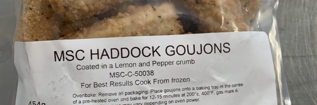 MSC Haddock Goujons with Lemon and Pepper Crumb