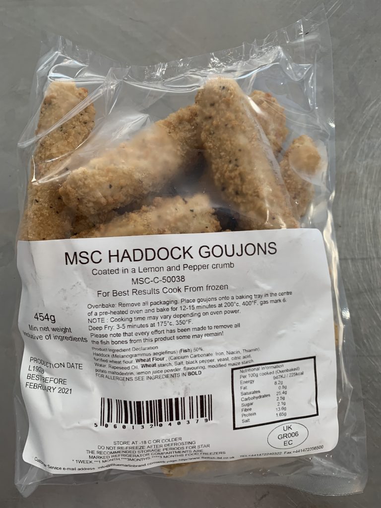 MSC Haddock Goujons with Lemon and Pepper Crumb GCH Fishmongers Bedford