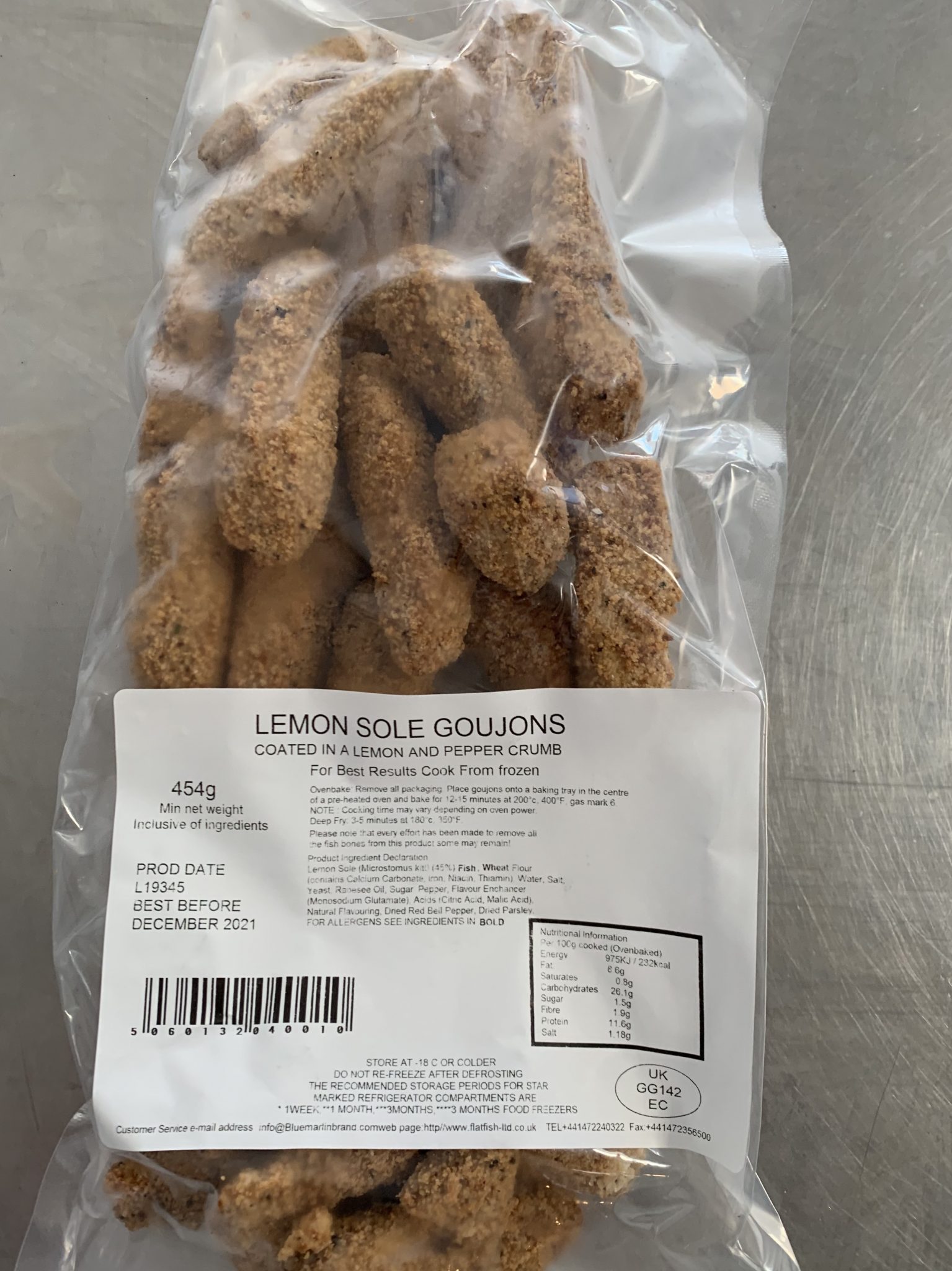 Lemon Sole Goujons With Lemon and Pepper Crumb GCH Fishmongers Bedford