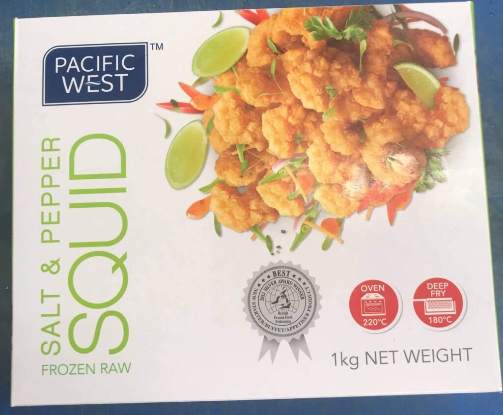 Salt and Peppered Squid Chunks GCH Fishmongers Bedford