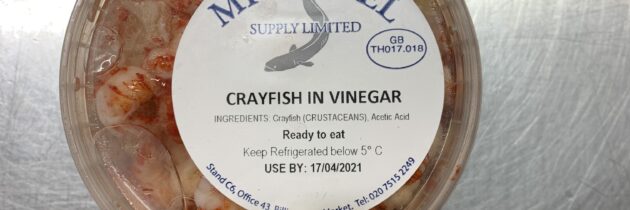 Crayfish in Vinegar