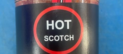Homemade Cople Hot Scotch Hot Sauce